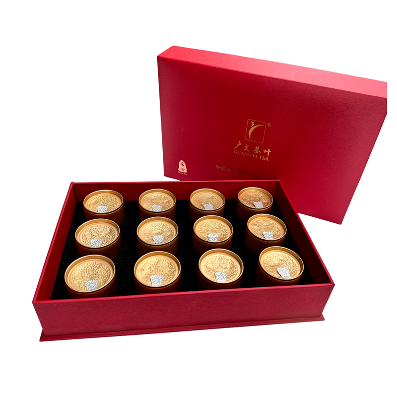 【茗心系列明前特級(jí)信陽(yáng)紅茶12罐一罐好茶】核心產(chǎn)區(qū)、高山茶園、精心制作
